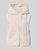 GUESS Weste aus Kunstfell mit Kapuze Modell 'SOPHY' Beige