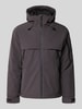 LUHTA Jacke mit Kapuze Modell 'HUKKALA' Anthrazit