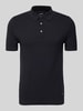 JOOP! Collection Regular Fit Poloshirt mit Strukturmuster Modell 'Mauron' Marine