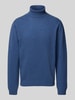 Casual Friday Rollkragenpullover mit Label-Detail Modell 'Karl' Royal Melange