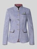 White Label Blazer mit Viskose-Anteil und Stehkragen Marine
