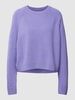 Armedangels Sweter z dzianiny o kroju oversized z okrągłym dekoltem model ‘DILIRIAA’ Jasnofioletowy