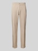 BOSS Green Regular fit stoffen broek met steekzakken, model 'Commuter' Beige