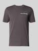 Tom Tailor Denim Regular Fit T-Shirt aus reiner Baumwolle Graphit