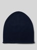 Christian Berg Woman Kasjmiermuts met rolzoom Donkerblauw