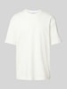 SERGIO TACCHINI T-shirt met labelstitching, model 'SIMBA' Offwhite