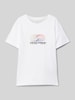 Jack & Jones T-Shirt mit Label-Print Modell 'CALMA' Weiss