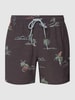 Rip Curl Badehose mit Streifenmuster Modell 'PARTY' Schwarz