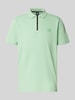 Lerros Regular fit poloshirt met logodetail Mintgroen