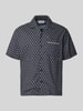 Lacoste Relaxed Fit Freizeithemd aus Baumwoll-Mix Modell 'Tennisco' Marine
