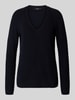 Zero Strickpullover mit V-Ausschnitt Marine