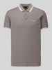 BOSS Green koszulka polo o kroju regular fit z czystej bawełny model 'PADDY' Średniobrązowy