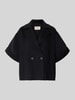 Weekend Max Mara Regular Fit Kurzmantel aus reiner Schurwolle Modell 'NEO' Black