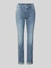 MAC Slim Fit Jeans mit Eingrifftaschen Dunkelblau