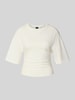 Gina Tricot T-Shirt mit weiten Ärmeln Ecru