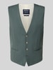 MCNEAL Slim Fit Weste mit Kleinstruktur Lind