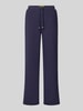 Christian Berg Woman Straight Fit Sweatpants mit elastischem Bund Dunkelblau