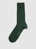 Falke Socken mit Woll-Anteil Modell 'ClimaWool' Dunkelgruen