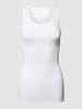 Schiesser Tanktop mit Feinripp Modell 'PURE RIB' Weiss