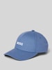 BOSS Basecap mit Label-Stitching Modell 'Zed' Blau