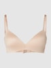 Triumph Soft-beha van satijn  Beige