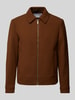 SELECTED HOMME Jacke mit Umlegekragen Modell 'NEW FILIP' Cognac