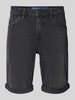 Tom Tailor Korte regular fit jeans in 5-pocketmodel Zwart
