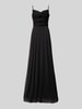 TROYDEN COLLECTION Abendkleid mit Cut Outs Black