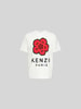 Kenzo T-Shirt aus reiner Baumwolle Offwhite