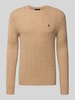 Polo Ralph Lauren Regular fit gebreide pullover van een mix van wol en kasjmier Camel