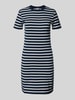 Tommy Hilfiger Getailleerde mini-jurk van puur katoen Marineblauw