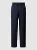 BOSS Regular fit broek met tunnelkoord, model 'Perin' Marineblauw