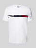 Tommy Hilfiger Regular Fit T-Shirt mit Label-Stitching Weiss