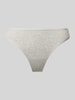ORGANIC BASICS String in Ripp-Optik Silber Melange