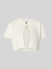 Jake*s Cocktail Regular Fit Bolero mit 1-Knopf-Verschluss Ecru