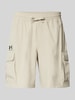 Under Armour Regular Fit Shorts mit elastischem Bund Khaki
