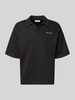 Redefined Rebel Regular Fit Poloshirt mit Logo Modell 'Eddie' Black