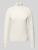 Marc Cain Longsleeve mit Stehkragen Ecru