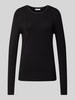 Christian Berg Woman Strickpullover mit Rundhalsausschnitt Black