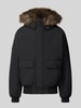 Superdry Bomberjacke mit Label-Patch Modell 'Everest' Black