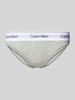 Calvin Klein Underwear Slip mit elastischem Logo-Bund Hellgrau