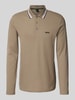 BOSS Green Regular Fit Poloshirt mit Label-Stitching Modell 'Plisy' Beige