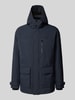 bugatti Regular Fit Jacke mit Pattentaschen Marine