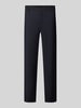 Armani Exchange straight fit broek met viscose Donkerblauw