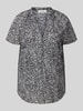 Marc O'Polo Regular Fit Blusenshirt aus reiner Baumwolle Black
