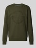 PME Legend Sweatshirt met ronde hals Olijfgroen