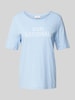 s.Oliver RED LABEL T-shirt met statementprint Lichtblauw