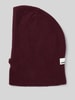 Armedangels Mütze aus reiner Wolle Modell 'DEAATA' Bordeaux