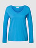 s.Oliver RED LABEL Longsleeve met ronde hals Koningsblauw