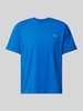 Lacoste T-Shirt mit Label-Patch Royal